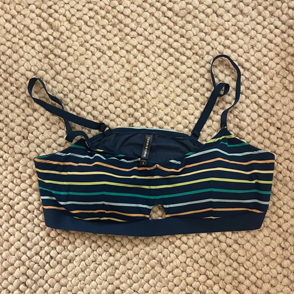 Torrid Curve Striped Bra